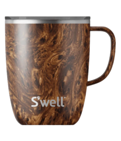 S'well Mug With Handle Teakwood 