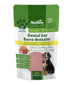 Mellow Premium Dog Dental Sticks Salmon & Cranberry
