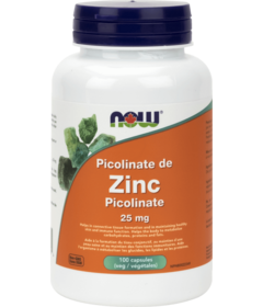 NOW Foods Zinc Picolinate 25 mg