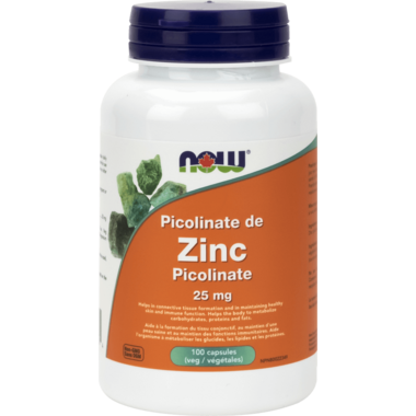 NOW Foods Zinc Picolinate 25 mg NOW Foods Zinc Picolinate 25 mg