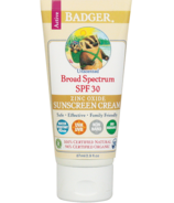 Badger Unscented Sunscreen Cream 