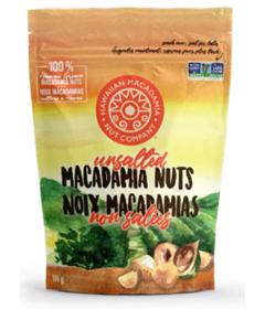 Hawaiian Macadamia Nut Company Unsalted Macadamia Nuts