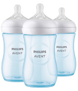 Pack de biberons Philips AVENT Natural avec tétine Natural Response Bleu