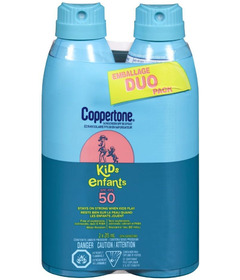 Coppertone Kids Spray SPF 50 Duopack