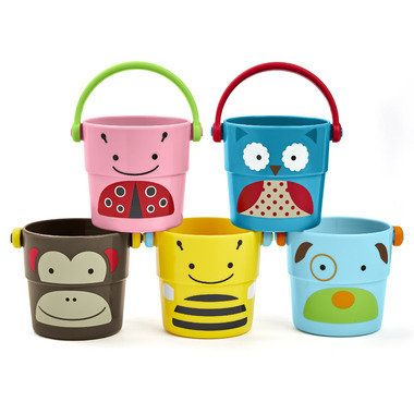 Skip Hop Zoo Stack & Pour Buckets Skip Hop Zoo Stack & Pour Buckets