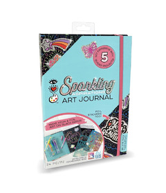 Bright Stripes Art Journal Sparkling Aspirations