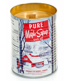 Seracon Maple Syrup Tin Candle with Wooden Wick