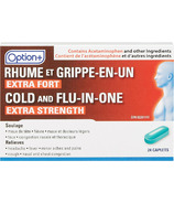 Option+ Extra Strength Cold and Flu-In-One 