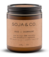 Soja & Co Soy Wax Candle Rose + Champagne