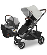 UPPAbaby Aria Car Seat + Cruz Stroller Anthony Bundle