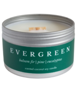 Brightfield Scented Candle Travel Evergreen 