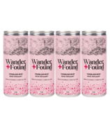 Wander + Found Sparkling Rose Alcohol Free Wine Single Serve Can Bundle