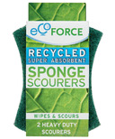 EcoForce Recycled Heavy Duty Super Absorbent Sponge Scourers