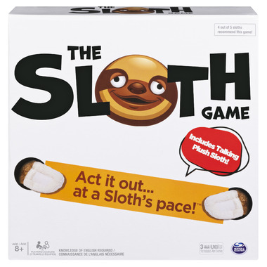 Spin Master Games Team Charades and Task Game with Electronic Plush Sloth Spin Master Games Team Charades and Task Game with Electronic Plush Sloth