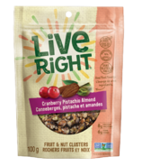 Live Right Cranberry Pistachio Almond Fruit & Nut Clusters