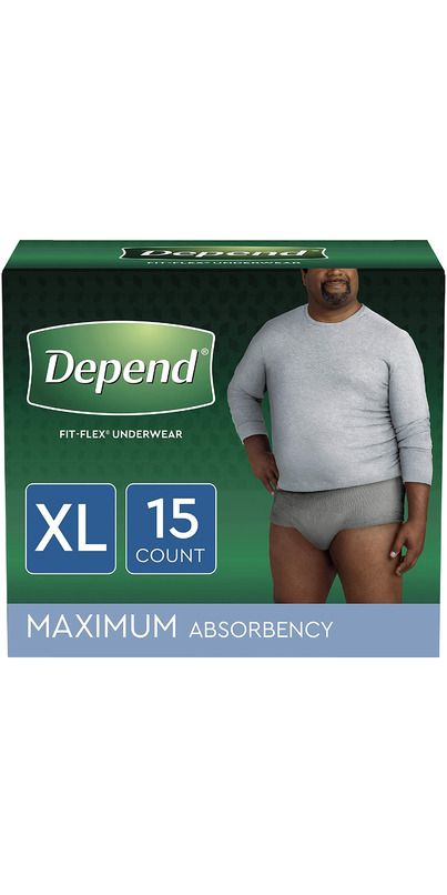Buy Depend FIT-FLEX Incontinence Underwear for Men Maximum Absorbency XL at