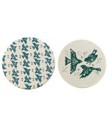 Your Green Kitchen Grand + XL Noliah Bowl Covers Oiseaux volants/Trio d'oiseaux
