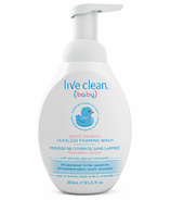 Live Clean Baby mousse nettoyante sans larmes hydratante et douce