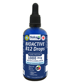 Naka Platinum Bioactive B12 Drops Natural Berry