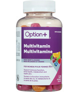 Option+ Multivitamines pour femmes 50+ Gummies Mixed Berry & Orange
