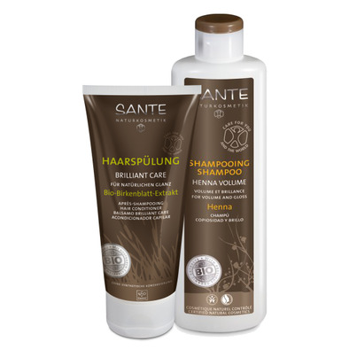 Sante Shampoo Henna Volume & Brilliant Conditioner Bundle