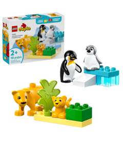 LEGO DUPLO Town Wild Animal Families Penguins & Lions Building Toy