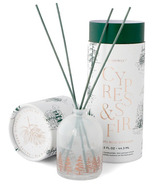 Paddywax Milky Glass With Copper Foil Petite Diffuser Cypress & Fir