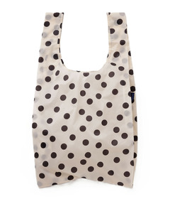 BAGGU Big Baggu Cream and Black Polka Dot