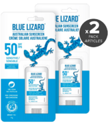 Blue Lizard Sensitive Sunscreen Stick SPF50 Duo Bundle