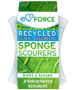EcoForce Recycled Super Absorbent Sponge Scourers