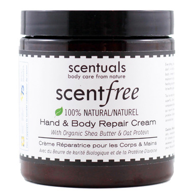 Scentuals Scentfree 100% Natural Hand & Body Repair Cream Scentuals Scentfree 100% Natural Hand & Body Repair Cream