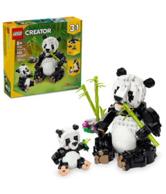 image of LEGO Creator 3 in 1 Wild Animals Panda Family Building Toy with sku:334116