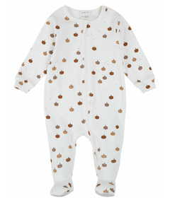 Petit Lem Sleeper Off White with Pumpkin Print