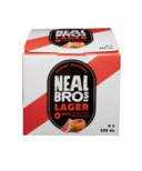 Neal Brothers Lager Non-Alcoholic Beer Grapefruit