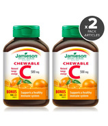 Jamieson Vitamin C Chewable Bonus Pack Tangy Orange Bundle