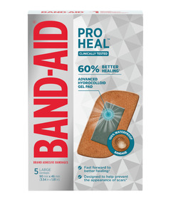 Band-Aid Pro Heal Adhesive Bandages Large