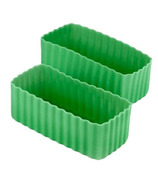 Little Lunch Box Co. Bento Cups Rectangle Medium Green