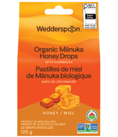 Wedderspoon Organic Manuka Honey Drops Honey