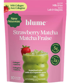 Blume Superfood Latte Strawberry Matcha + Collagen