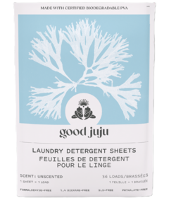 Good Juju Laundry Detergent Sheets Unscented