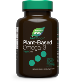 NutraVege Plant-Based Omega-3 Veggie Gels