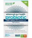 Genuine Health Advanced Gut Health Probiotic 100 billion CFU