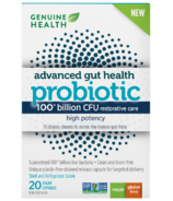 Genuine Health Advanced Gut Health Probiotic 100 billion CFU