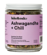 Lake & Oak Tea Co. Mélange de thé super alimentaire Ashwagandha + Chill