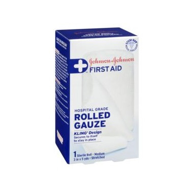 Johnson & Johnson First Aid Rolled Gauze Johnson & Johnson First Aid Rolled Gauze