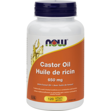 NOW Foods Castor Oil 650 mg NOW Foods Castor Oil 650 mg
