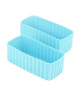 Little Lunch Box Co. Gobelets à Bento Rectangle Bleu clair