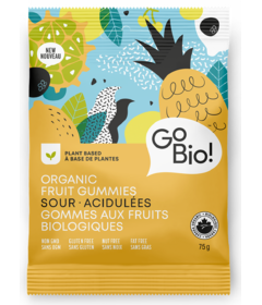 GoBio Organic Sour Fruit Gummies
