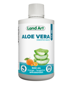 Land Art Aloe Vera Gel Orange Tangerine