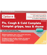 Option+ Extra Strength Flu, Cough & Cold Complete